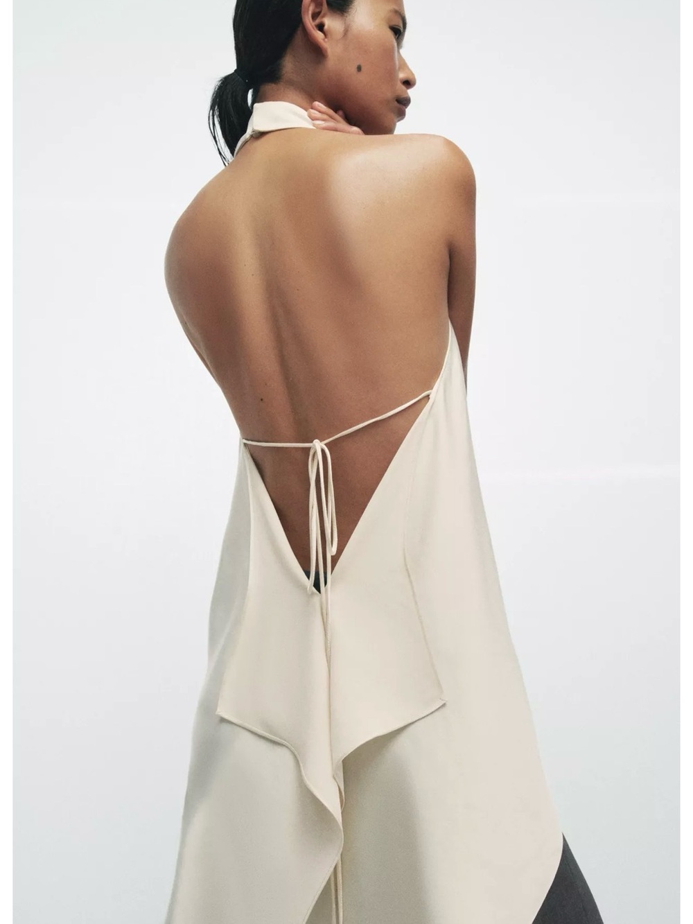 Zara ZW Collection backless halter top. NWT
